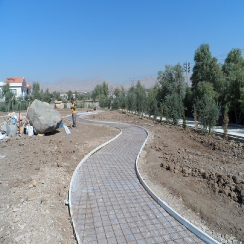 Flexible Plastic Formwork Curvy Concrete Edge Boxing Sidewalk