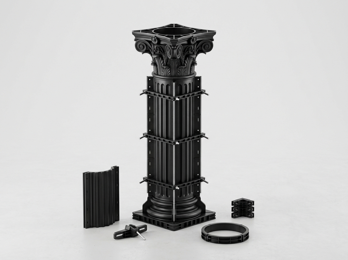 How Roman Column Formwork Works in Hotel and Commercial Facades