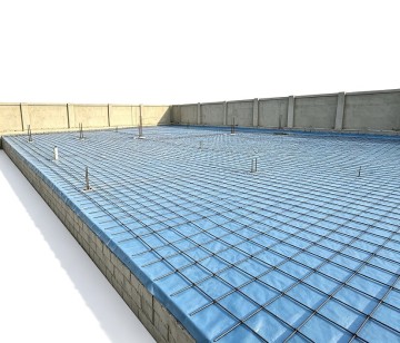 Black Green Blue HDPE Geomembrane DPM Damp Proof Membrane Roll for Building Foundation Damp Proof Fish Pond
