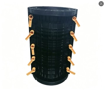 Plastic reusable formwork