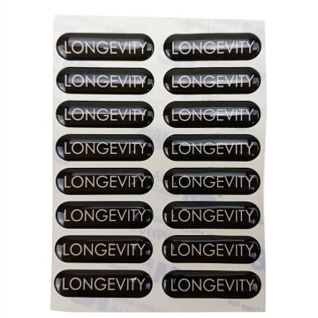 Custom Logo 3D Dome Epoxy Resin Sticker Labels for Machine,bicycle