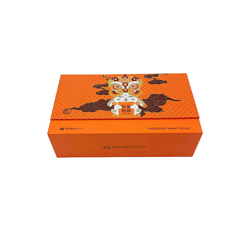 Aangepaste luxe magnetische geschenkdoos met gouden folie - product