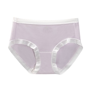 Women Middle-high Waist Ice-Silk underwear <br/>8722