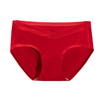 Women's Modal Soft Underwear High Waist Briefs V Waistban Ladies Panties <br/>3707