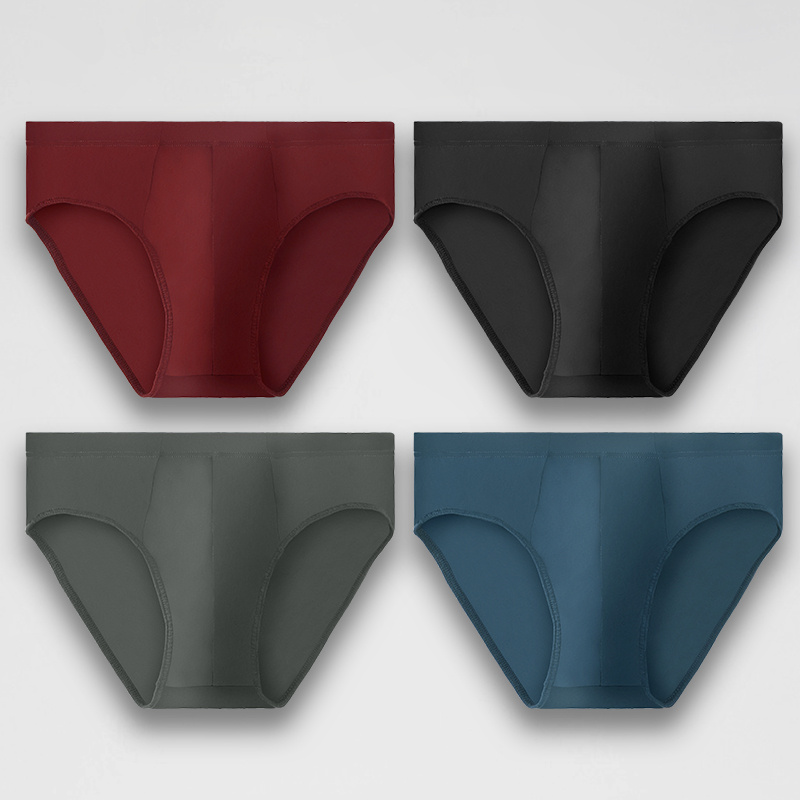 Pek Seluar Boxer Kapas untuk Lelaki (3 Pek) - Seluar Dalam Tanpa Tag untuk Lelaki Pek 298-produk