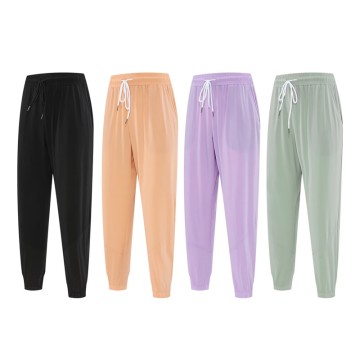Woman Sportswear Loose Pants Drawstring Women Training Jogger Pants with Pocket <br/>126