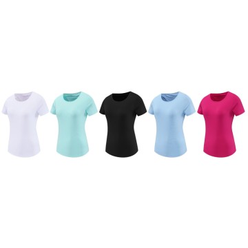 Women's Short Sleeve Sports T-Shirt Quick Dry Running Workout Athletic Tee Top <br/>2127