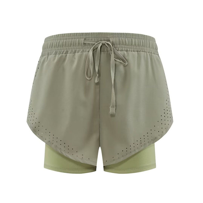 Falda deportiva de golf para mujer, pantalones cortos deportivos de color caramelo 03.jpg