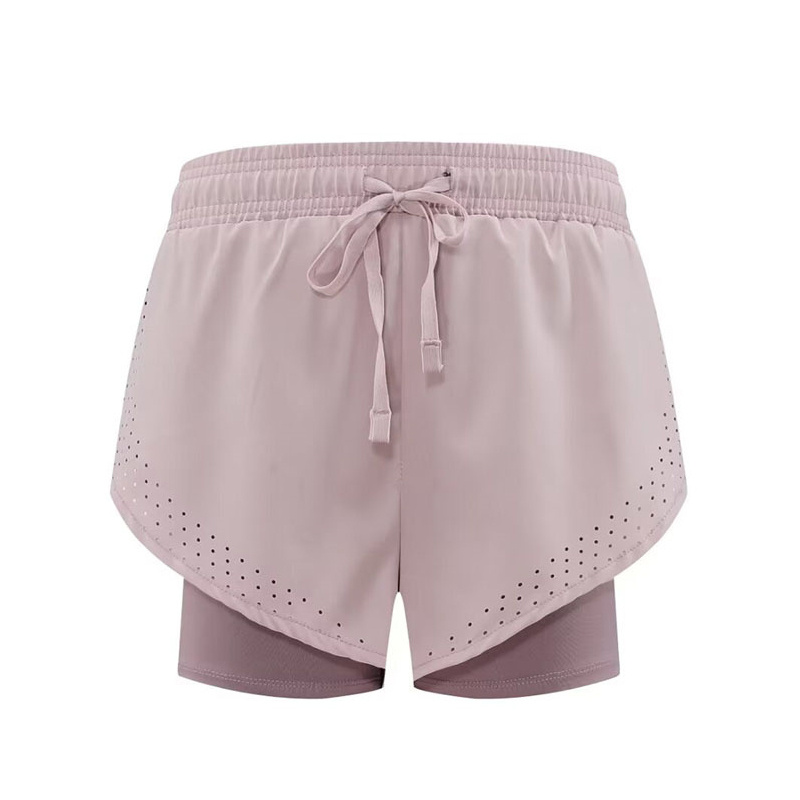 Falda deportiva de golf para mujer, pantalones cortos deportivos de color caramelo 04.jpg