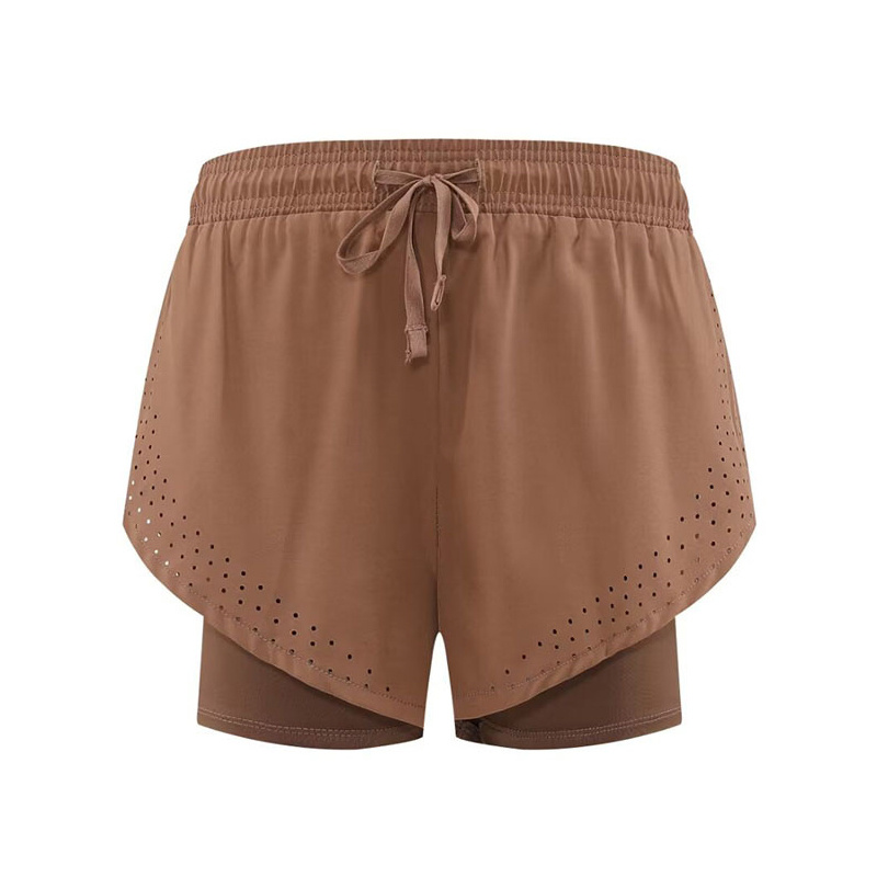 Falda deportiva de golf para mujer, pantalones cortos deportivos de color caramelo 05.jpg