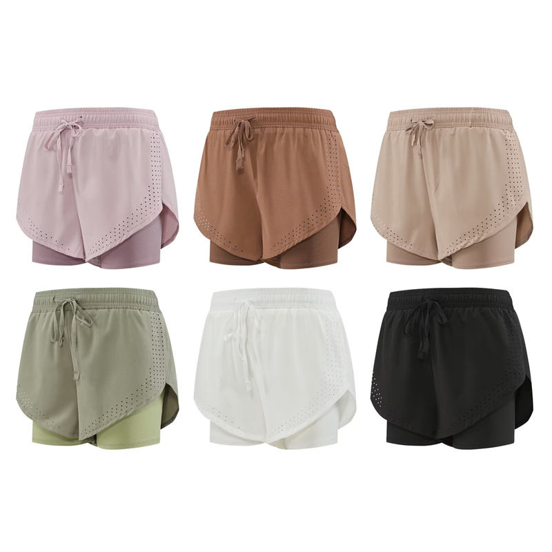 Falda deportiva de golf para mujer, pantalones cortos deportivos color caramelo 07.jpg