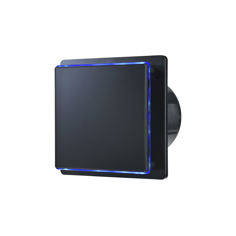 Bathroom extractor fan with humidity sensor + overrun timer and LED backlighting (6)yy7