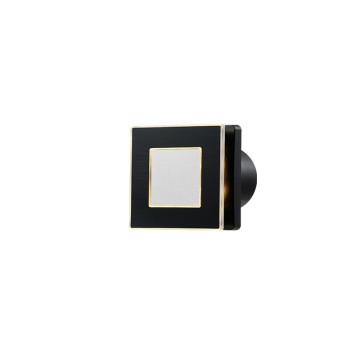 Smart Tempered Glass Panel Bathroom Exhaust Fan With LED Light