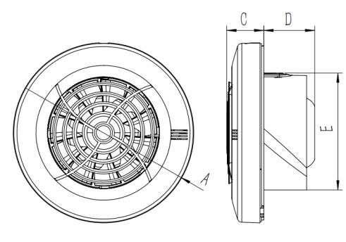 SEICOI-SKIN04-02 Inline duct Extractor Fan-5
