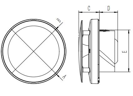 SEICOI-SKIN04-02 Inline duct Extractor Fan-5