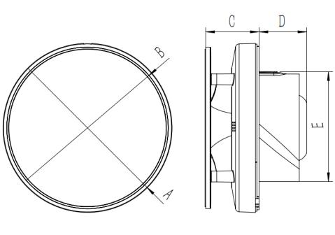 SEICOI-SKIN04-02 Inline duct Extractor Fan-5