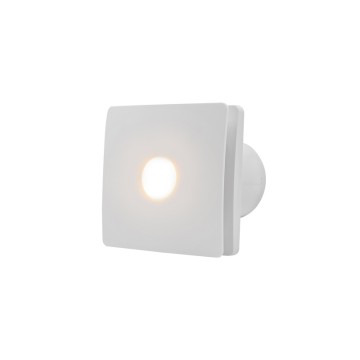 100mm/4 inch Bathroom  extractor fan with Humidistat & timer and GU10 LED lamp