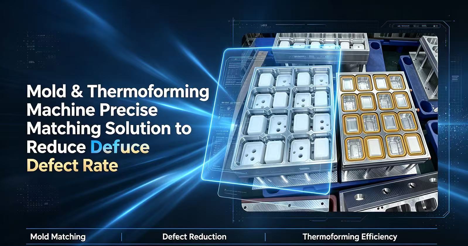 Mold & Thermoforming Machine Precise Matching Solution to Reduce Defect Rate