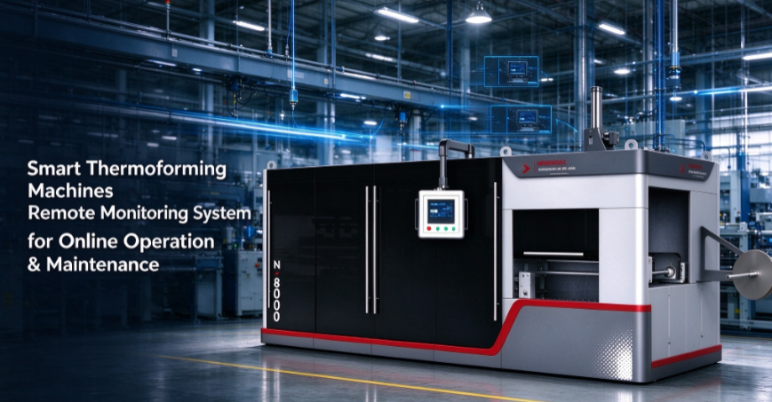 Smart Thermoforming Machines with Remote Monitoring System for Online Operation & Maintenance