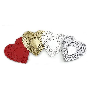 Manufacturer Heart Lace Paper Doilies