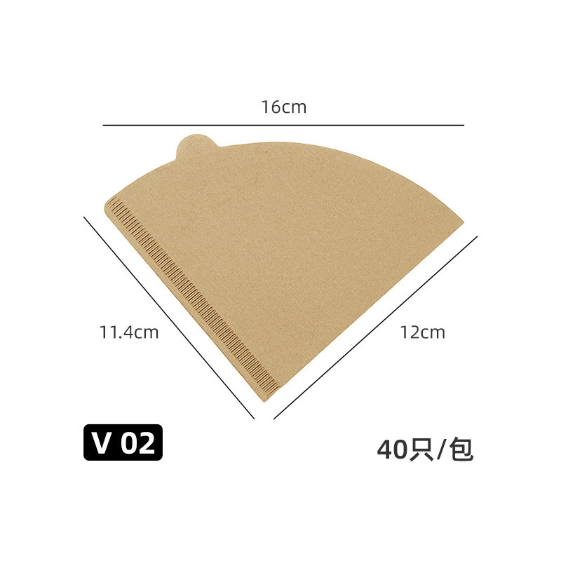 OEM V60 Coffee Filter Paper with Multiple sizes