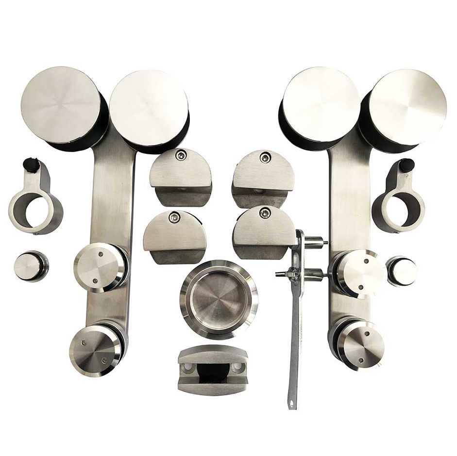 Double-Wheeled Sliding Door Pulley Set for Smooth Operation