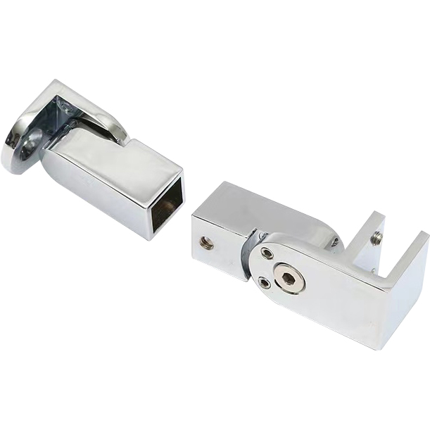 Shower Room Pull Rod Glass With Zinc Alloy Telescopic Rod