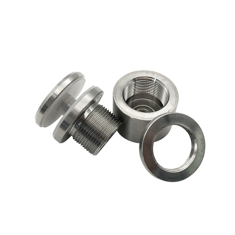 High-quality adjustable glass sign fixing for stainless steel surfaces