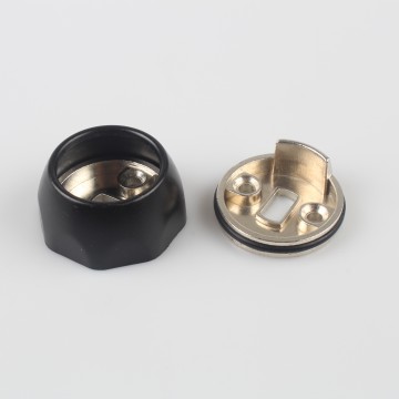 25mm chrome plated round wardrobe support ...