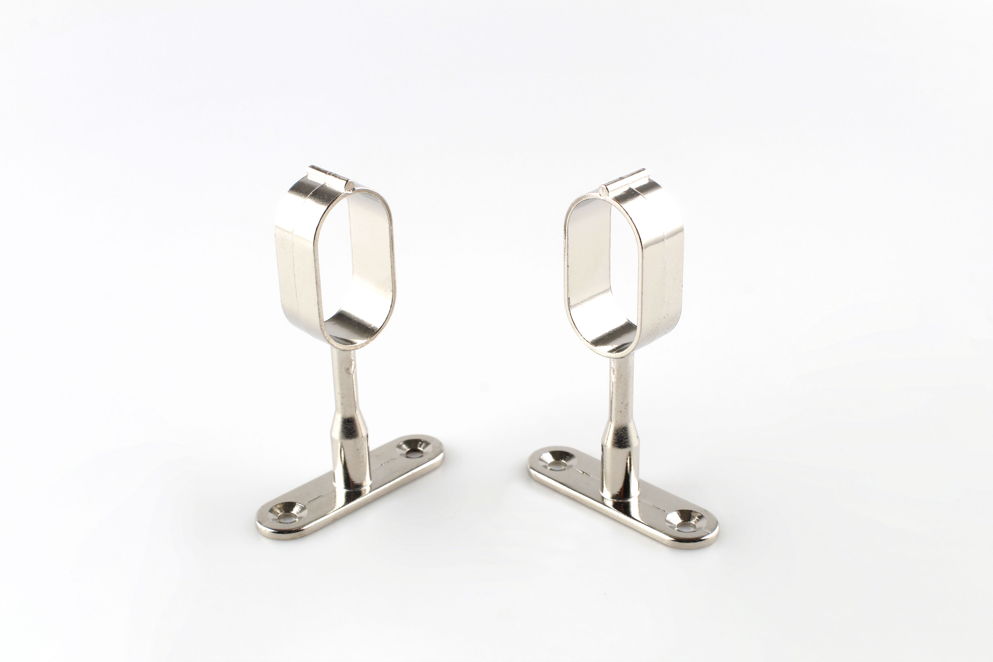 YT-1612D Dual-Mode Wardrobe Rail Bracket | Nickel Zinc Alloy | 15×30mm Center Support | Sleek Aesthetic Design