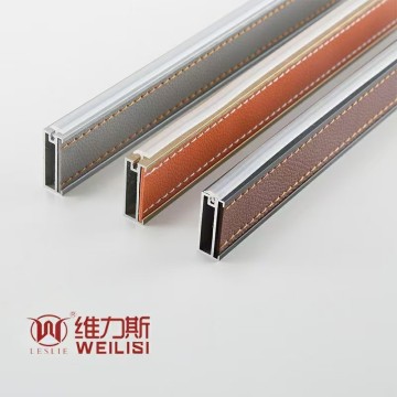 YG-12MM Artisan Leather-Wrapped Wardrobe Hanger Rod