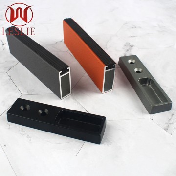 PVC covered wall-mounted aluminum alloy wardrobe clothes rail