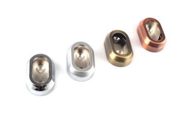 ZHIMAX YT-1619 Wardrobe rod bracket, two holes, zinc alloy material