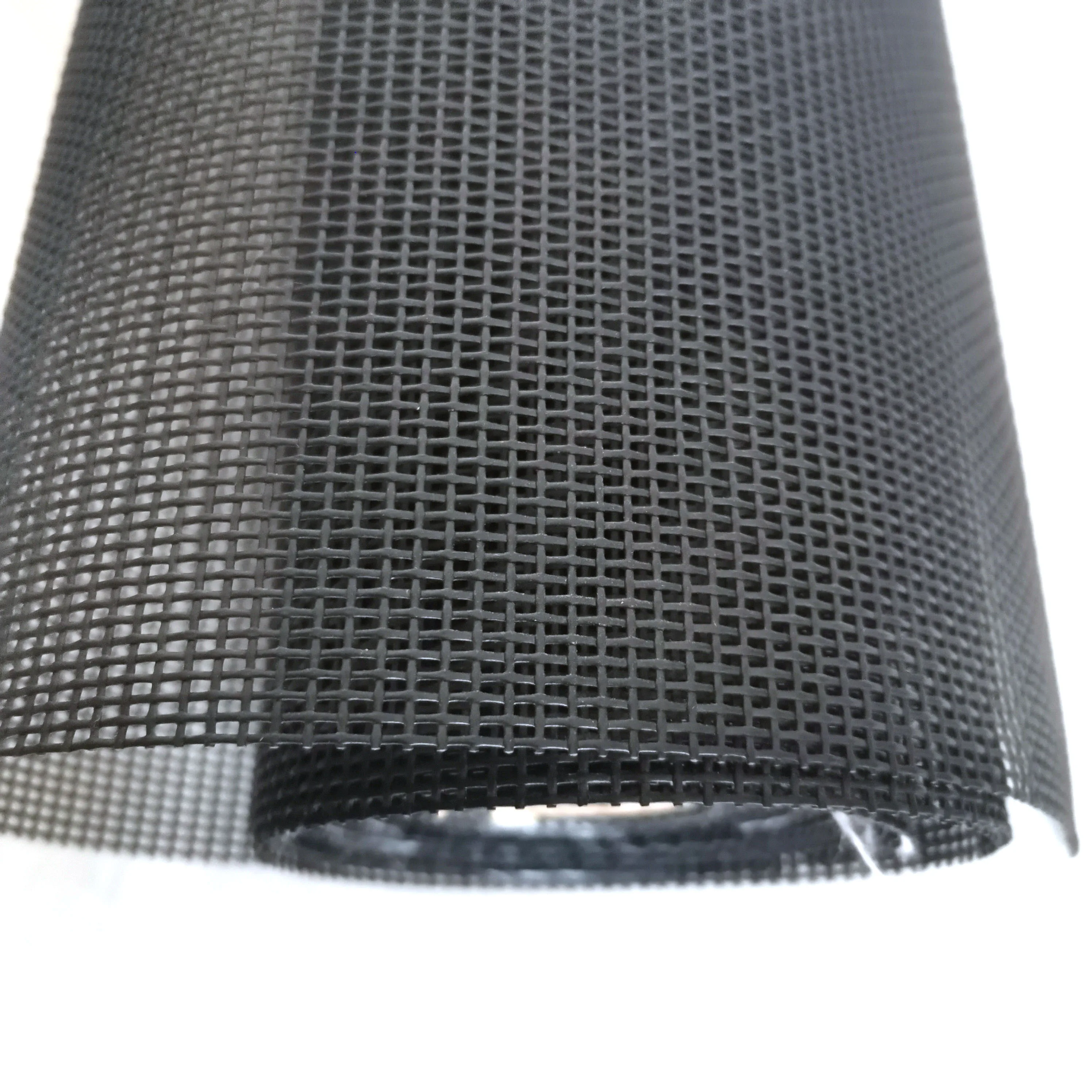 Black pvc coated polyester Anti Cat Clawing Proof Pet resistant screen mesh rolls Pet mesh for window and door screens