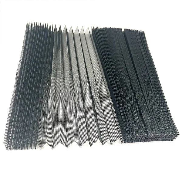 factory price plisse invisible window screens folding insect screen mesh plisse pleated mosquito net