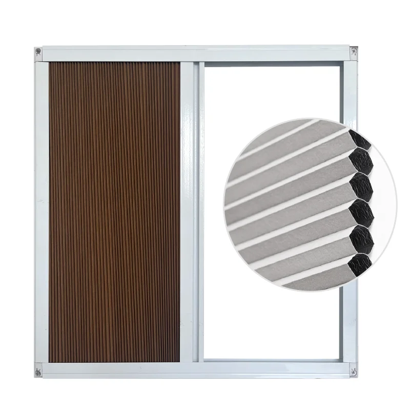 Honeycomb blinds for door&window screens provid...