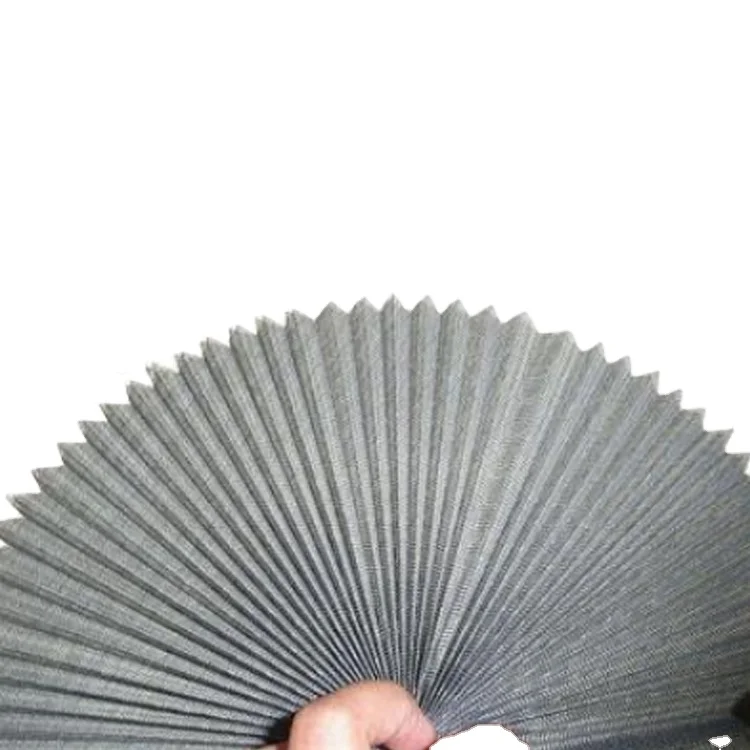 Anti-mosquito insect window screen polyester pleated mesh 16mm