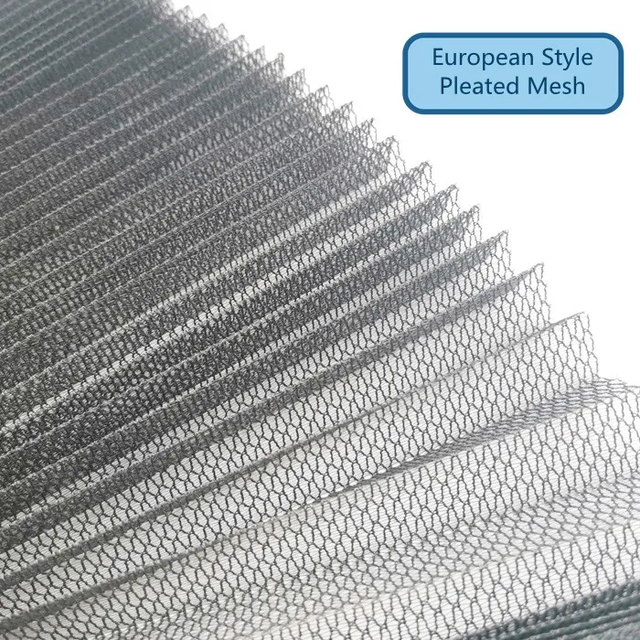 Plisse insect screen /pleated wire mesh /folding net window