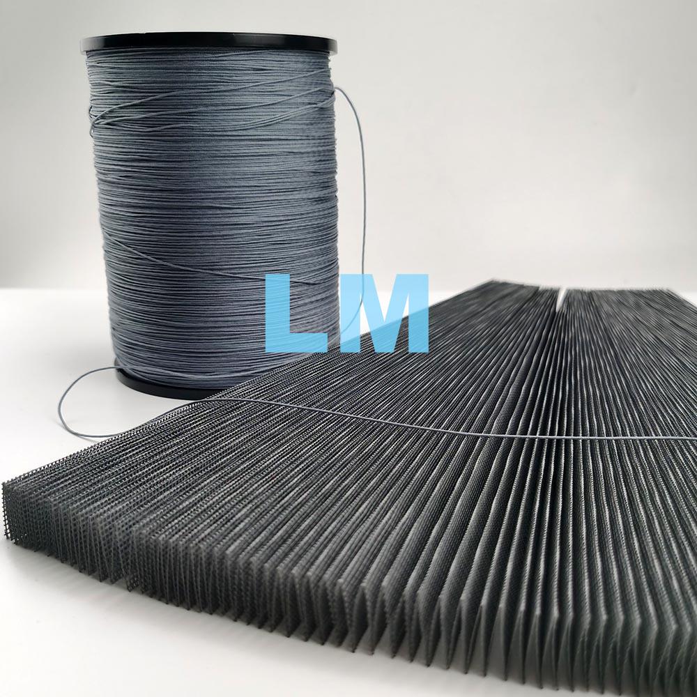 20mm Polyester Plisse Mesh Folding Screen Pleated Plisse Mesh Insect Screen