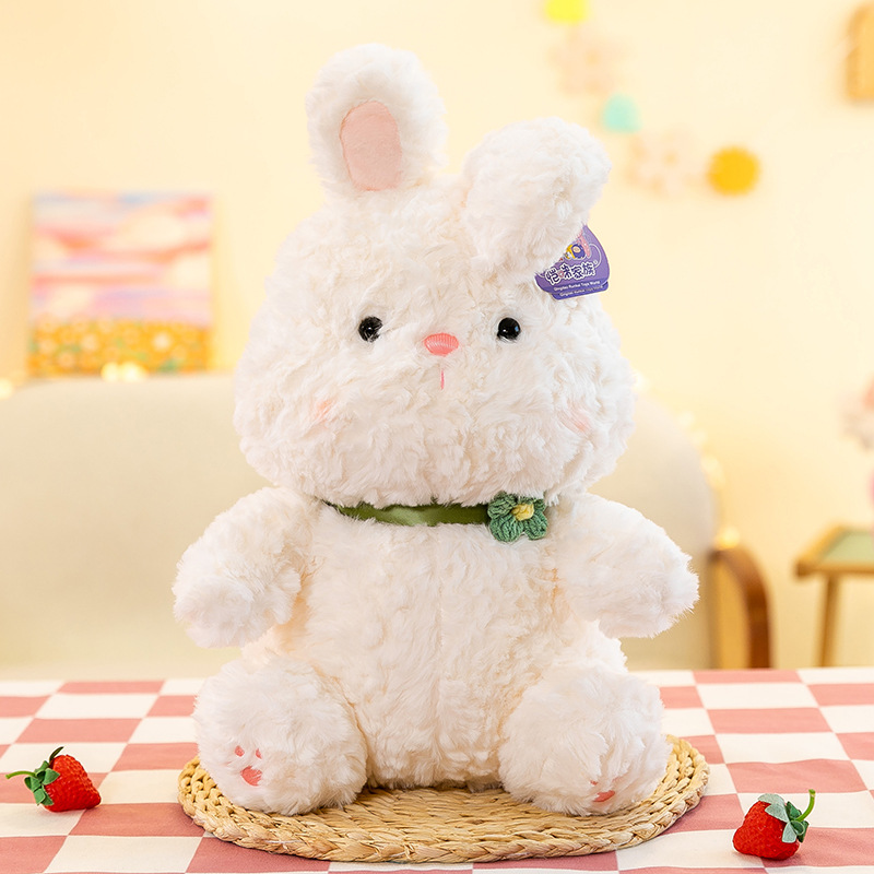 Soft Rabbit Plush Toy Cushion Healing Children Soothing Doll Birth (2)kgj