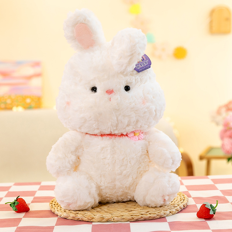 Soft Rabbit Plush Toy Cushion Healing Children Soothing Doll Birth (4)xhg