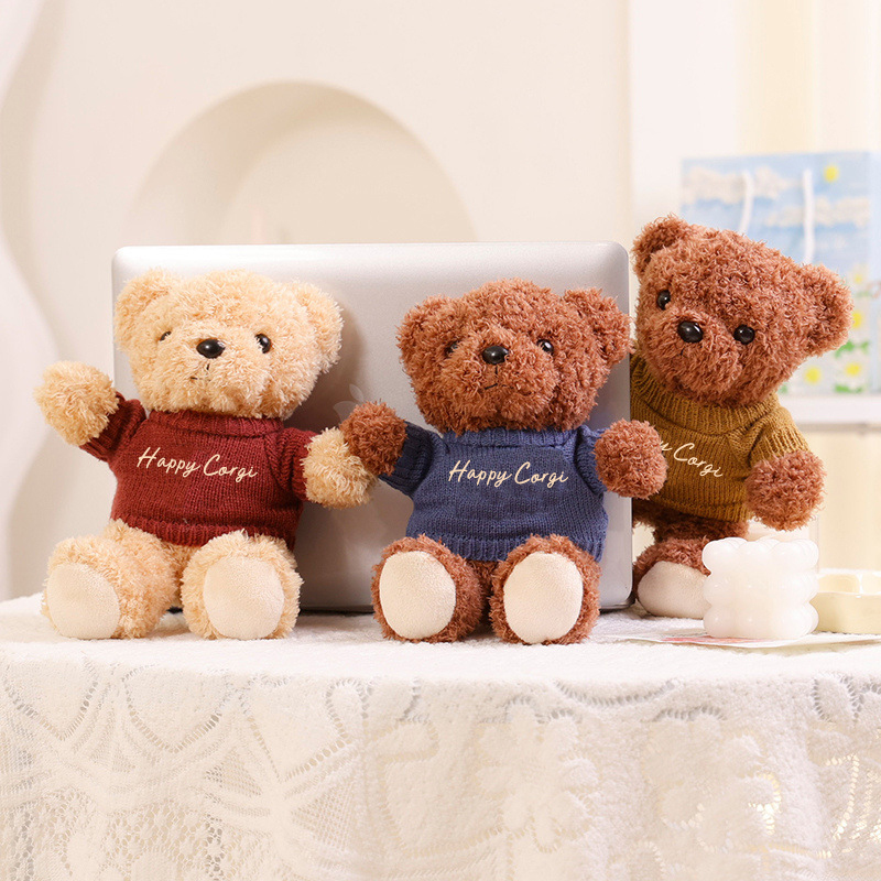 Плюшевая игрушка "Плюшевый медведь" с эксклюзивным трикотажем Unique Happy Corgi Bear на заказ