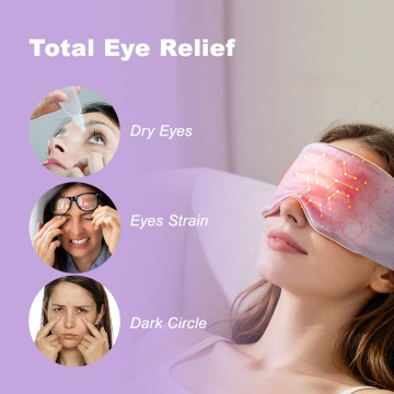 Graphene far infrared electric heating eye mask for dryness
