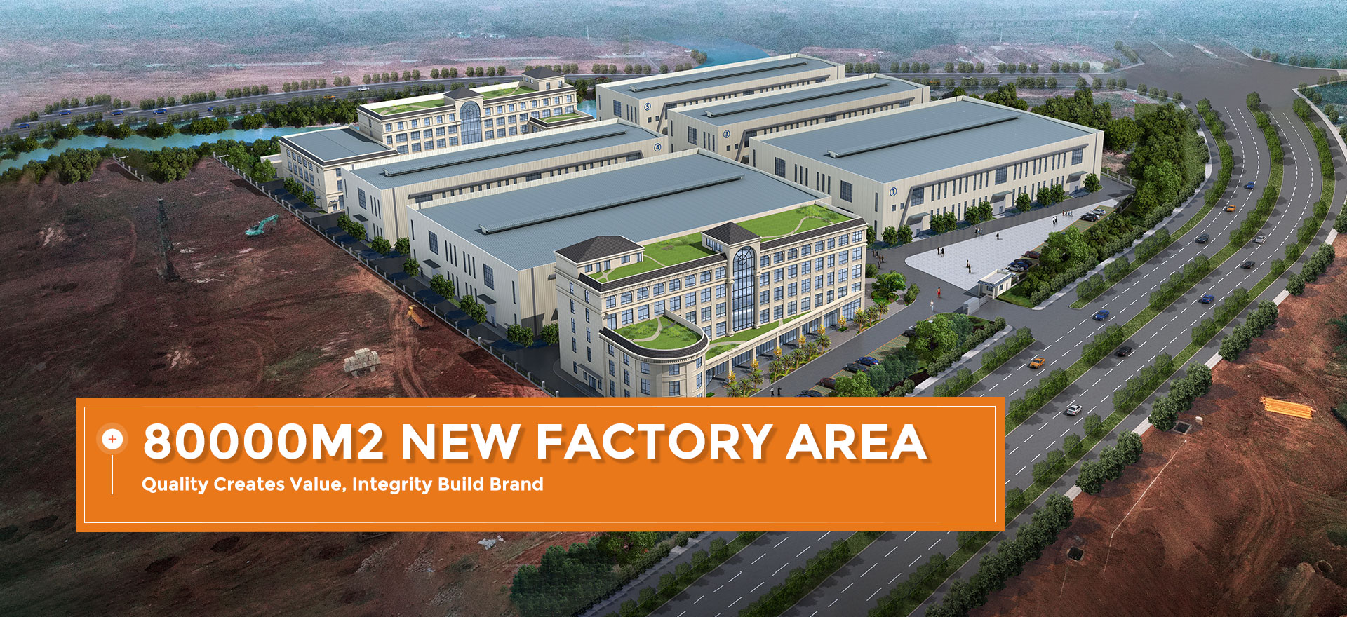 80000m2 New Factory Area