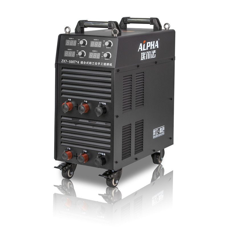 เครื่องเชื่อม ARC แบบแมนนวล 300AMP สถานีทำงาน IGBT อินเวอร์เตอร์ ARC สี่เครื่อง