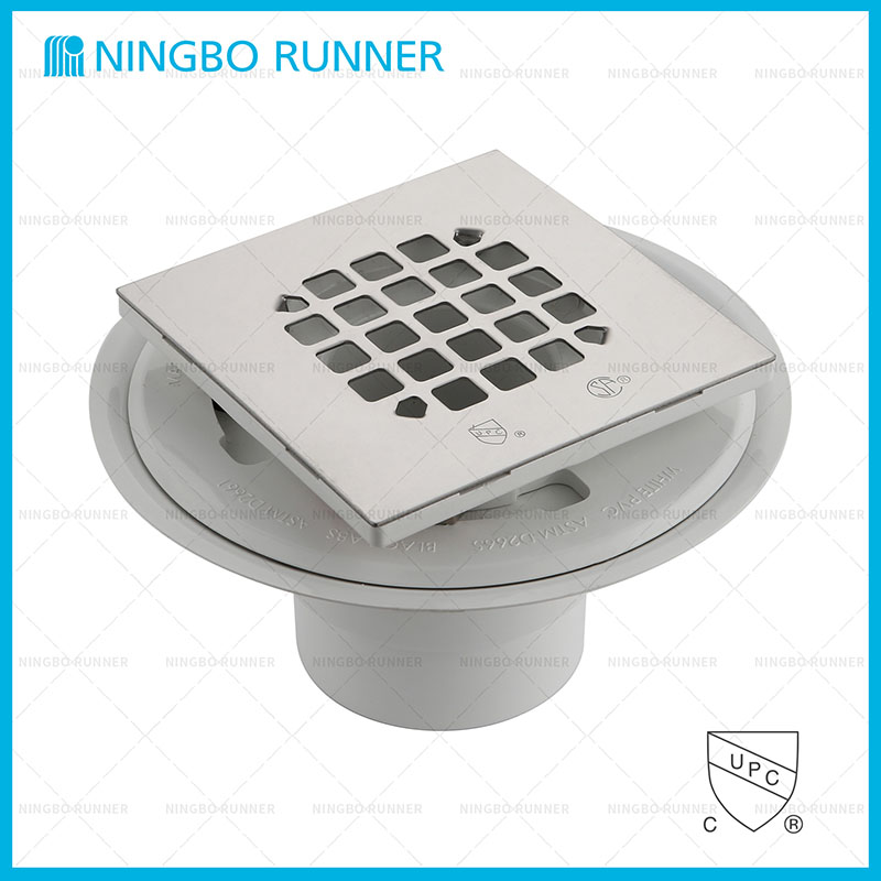 Low Profile Shower Drain for Tile Shower Bases with Snap ...