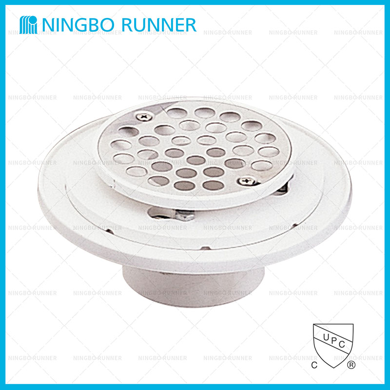 Low Profile Shower Drain for Tile Shower Bases with Screw...