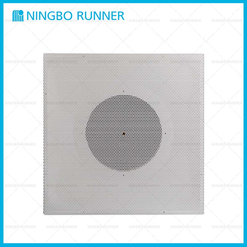 CI T Bar Steel Perforated Supply Diffuser with Fixed Defl...