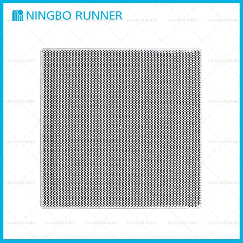T Bar Steel Perforated Supply Diffuser White 24x24 inch