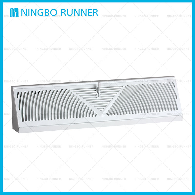 Steel Baseboard Diffuser White Brown 15inch 18inch 24inch